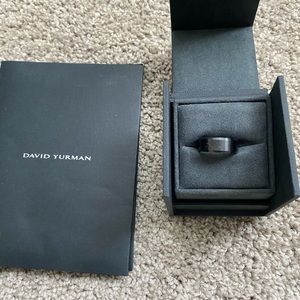 DAVID YURMAN TITANIUM MENS RING SZ 8